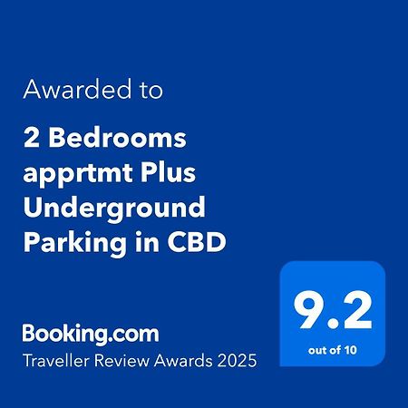 2 Bedrooms Apprtmt Plus Underground Parking In Cbd Christchurch Exteriör bild