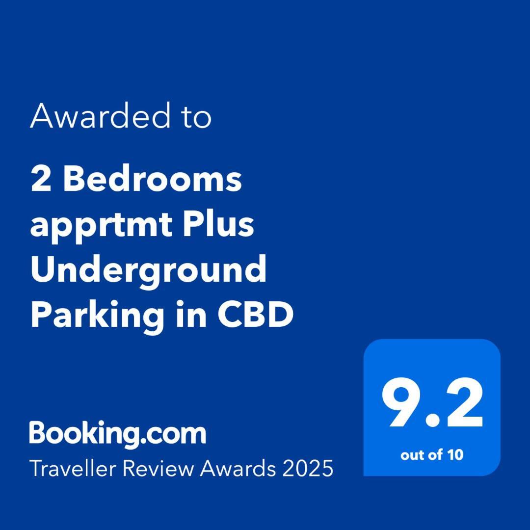 2 Bedrooms Apprtmt Plus Underground Parking In Cbd Christchurch Exteriör bild